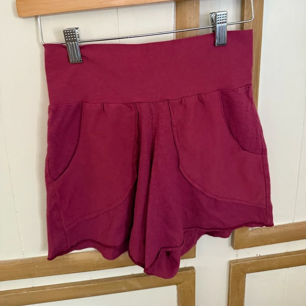 Gaia Conceptions perfect pockets shorty shorts in raisin sz small - Picture 2 of 9